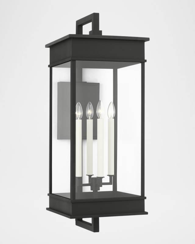 Cupertino 4-Light Extra Large Bracket Wall Lantern by Chapman & Myers